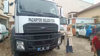 Pazaryeri Belediyesi araç filosunu hibe destekle büyüttü