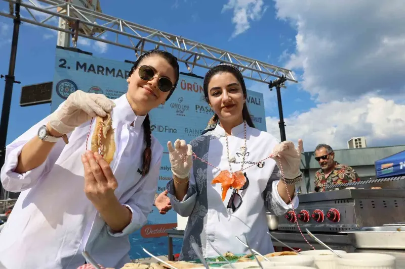 Marmaris'te deniz ürünleri ve yerel lezzetler festivalde buluştu