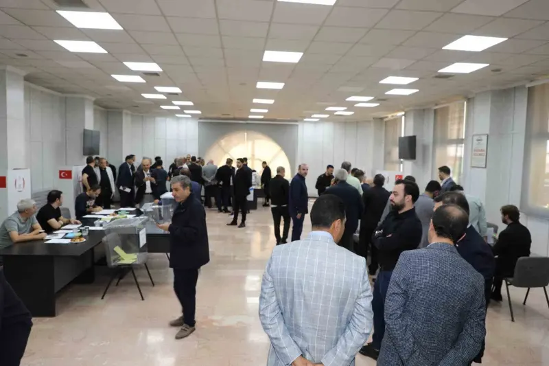 Gaziantep Ticaret Borsası'nda yeni dönem için sandık başına gidildi
