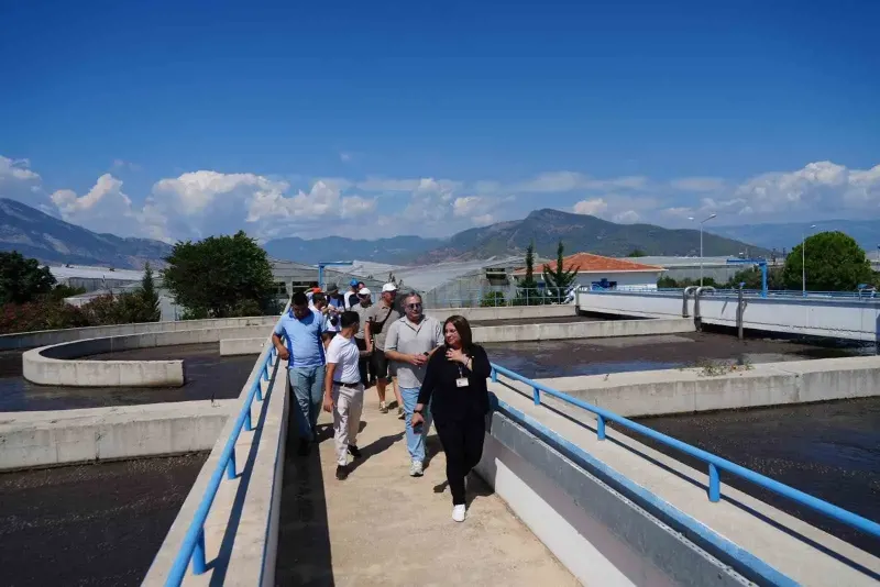 Alman heyetten Mersin'deki arıtma tesisine teknik inceleme ziyareti