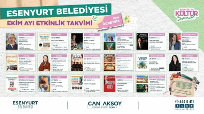 Esenyurt'ta ekim ayı kültür ve sanat takvimi ücretsiz etkinliklerle başlıyor
