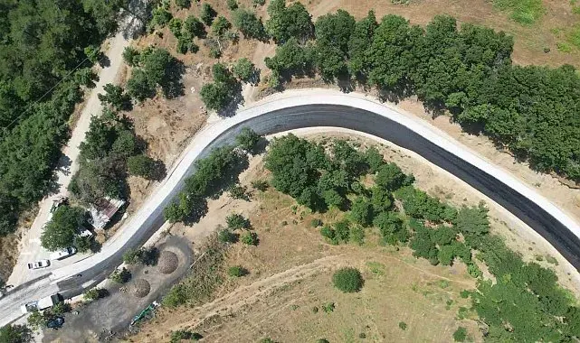 Büyükşehir, Osmangazi'nin Dağakça yolunu yeniledi