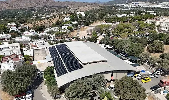 Bodrum Belediyesi, güneşten 106 bin 500 kwh temiz enerji üretti