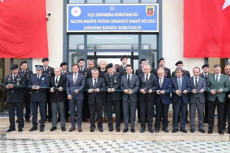 Yalova Makine İhtisas Organize Sanayi Bölgesi'nde yeni karakol hizmete girdi