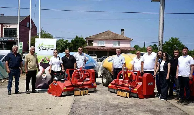 Samsun'da 250 kivi üreticisine makine ve ekipman desteği