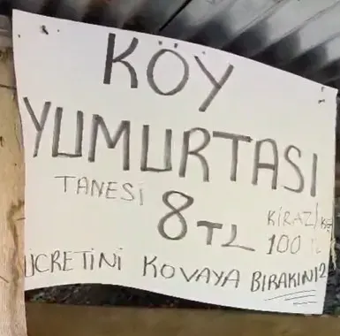 Erzurum'da Satıcısız Sebze Tezgahı Görenleri Şaşırttı