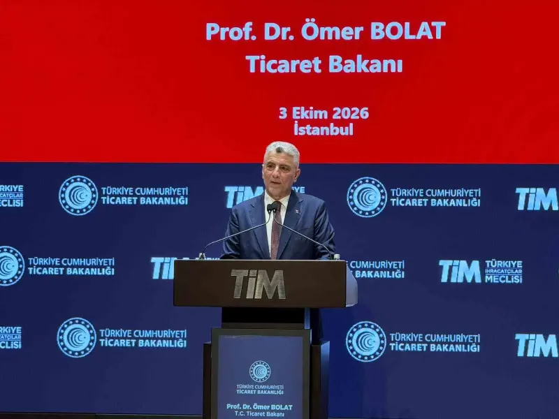Ticaret Bakanı Ömer Bolat Eylül Ayı İhracat Rakamlarını Duyurdu