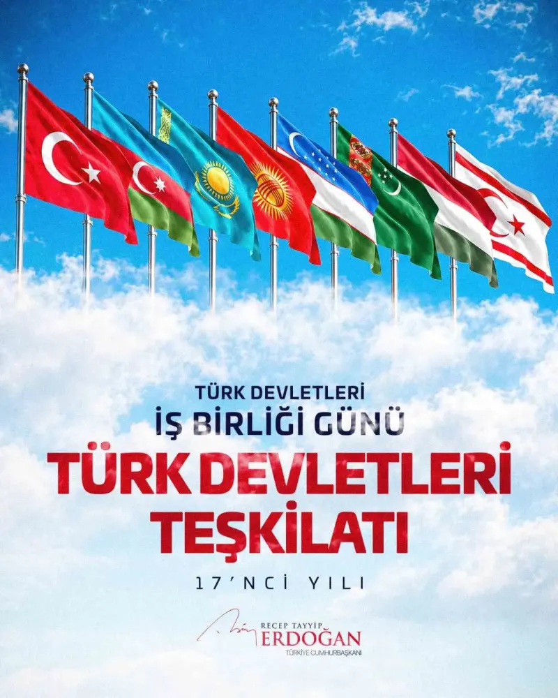 Cumhurbaşkanı Erdoğan'dan Türk Devletleri İş Birliği Günü Mesajı