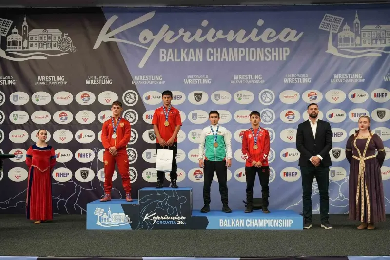 Balkan Güreş Şampiyonası’nda Şahinbey Belediyesporlu Sporculardan Madalya Yağmuru