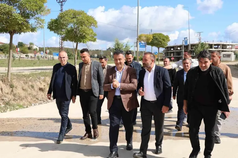 Samsun Büyükşehir Belediye Başkanı Halit Doğan Kavak Yatırımlarını İnceledi