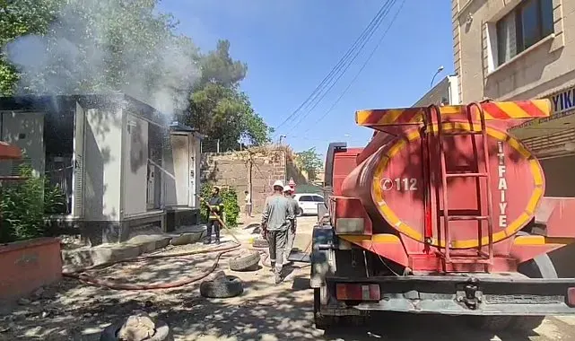 Viranşehir'de trafo yangını korkuttu
