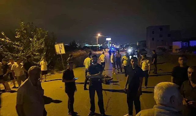 Osmaniye'de otomobil ile motosikletin çarpıştığı kaza kamerada