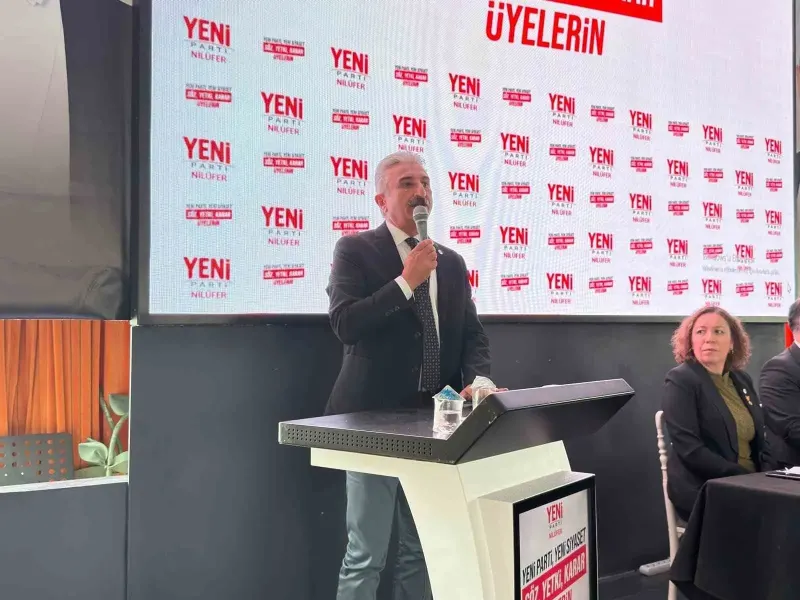 Yeni Parti Bursa İl Başkanı Nihat Yeşiltaş Kurultayda Yeniden Aday