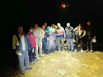 Bursa'da Kayıp Olan Zihinsel Engelli Kadın Dron ile Bulundu