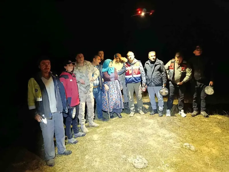 Bursa'da Kayıp Olan Zihinsel Engelli Kadın Dron ile Bulundu