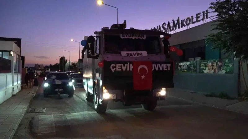 Eskişehir’de Şehit Oğlunun Sünnet Düğününde Unutulmaz TOMA Sürprizi