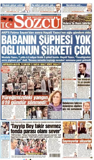 Sözcü manşeti