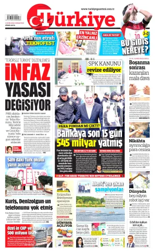 Türkiye manşeti