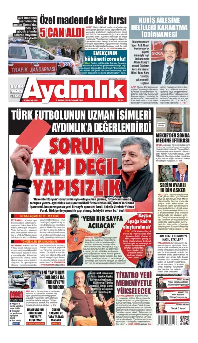 Aydınlık manşeti