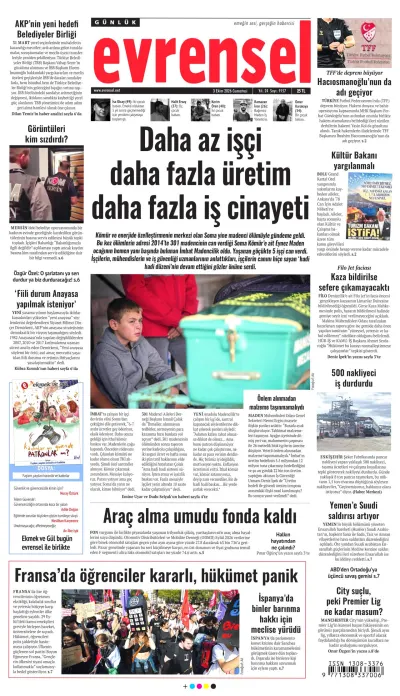 Evrensel manşeti