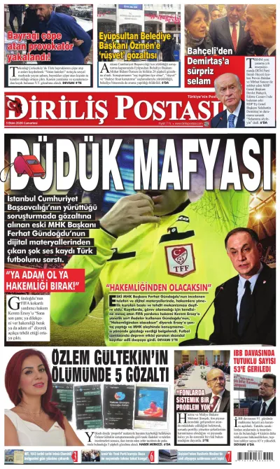 Diriliş Postası manşeti