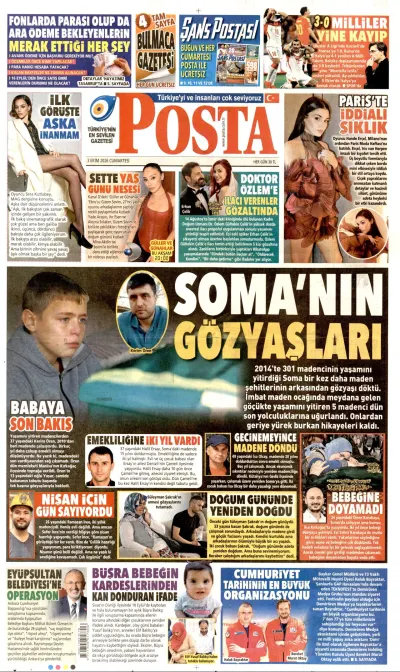 Posta manşeti