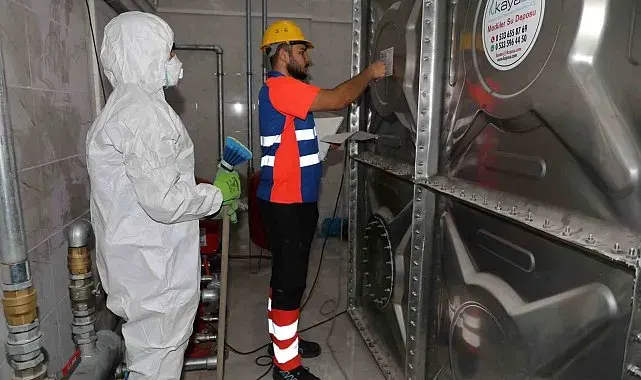 KOSKİ'den uyarı: Hastalık riski oluşmaması için su depoları düzenli temizlenmeli