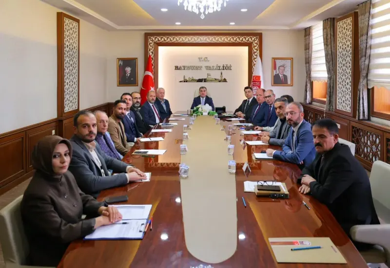 Bayburt Valisi Mustafa Eldivan Başkanlığında Turizm ve Kültür Toplantısı Yapıldı