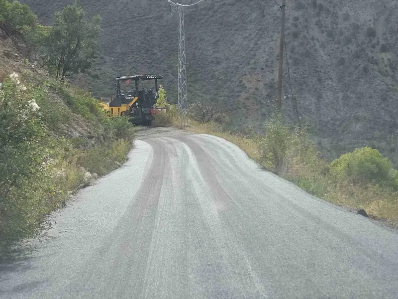 Erzurum Büyükşehir Belediyesi İspir İlçesinde Yedigöller Grup Yolunu Hizmete Açtı