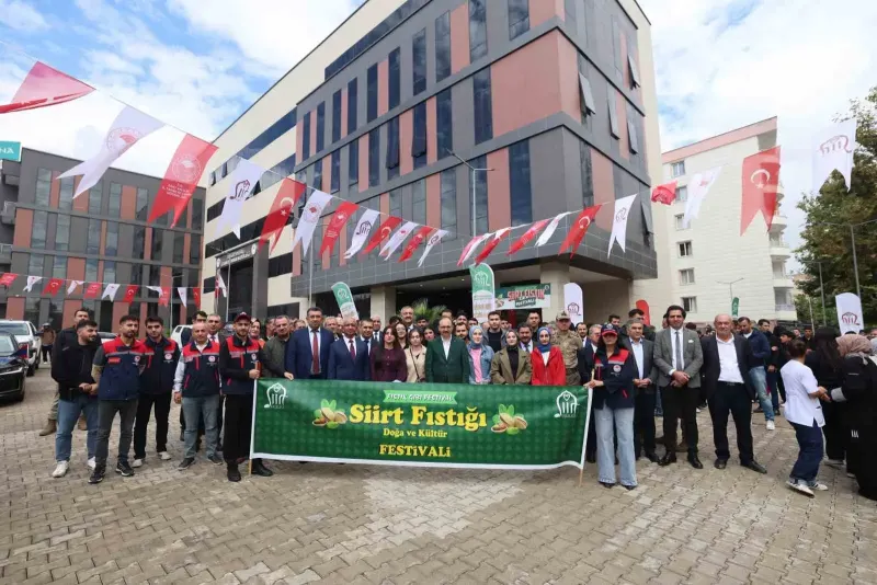 Siirt Fıstığı Doğa ve Kültür Festivali Çeşitli Etkinliklerle Başladı