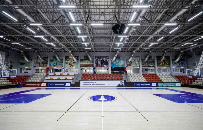 İzmir Kültürpark Celal Atik Spor Salonu Modern Yüzüne Kavuştu