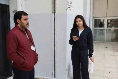 Elazığ'da KPSS Heyecanı Yaşandı: Polis Adayı Son Anda Yetiştirdi