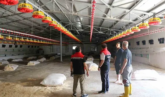 TKDK hibesiyle kurulan broiler işletmesi incelendi