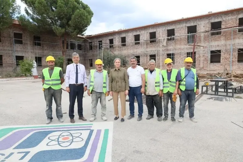 Aydın Nazilli’de İki Okulun Deprem Güçlendirme Çalışmaları İncelendi