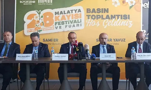 Malatya, 28. Uluslararası Kayısı Festivali'ne hazırlanıyor