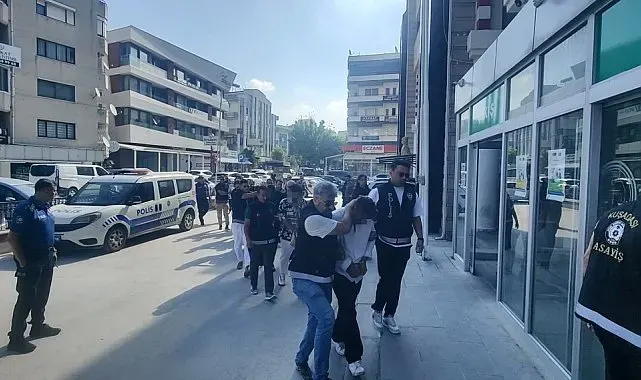Kuşadası'ndaki cinayetin şüphelileri adliyeye sevk edildi