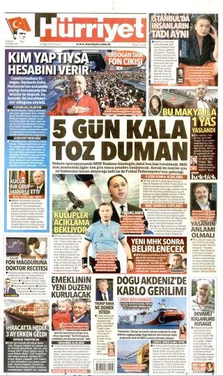 Hürriyet manşeti