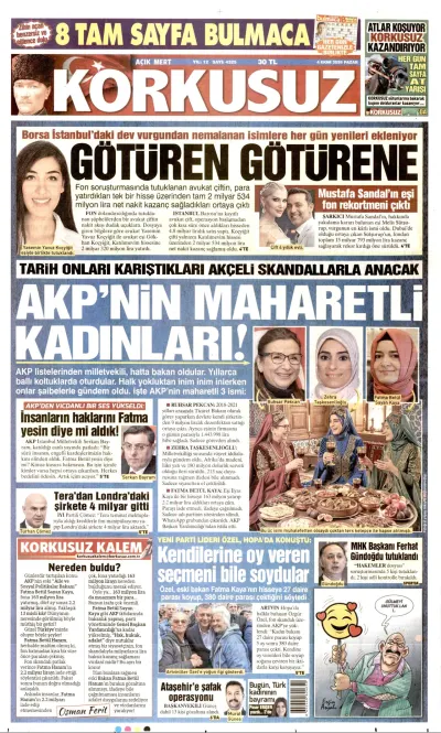 Korkusuz manşeti