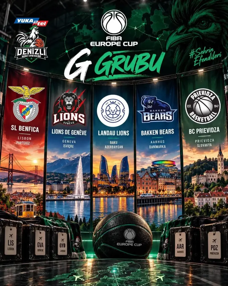 Denizli Basket Avrupa Sahnesinde BC Prievidza Karşısına Çıkıyor