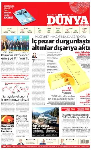 Dünya manşeti