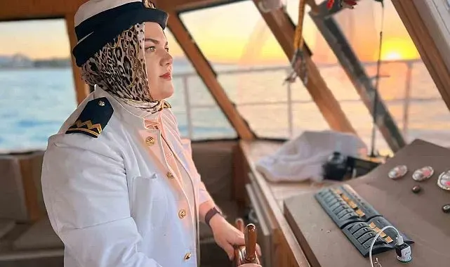 Van Gölü'nün ilk kadın kaptanı: Dümen artık ona emanet