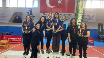 Eskişehir'de Kamu Spor Oyunları Masa Tenisi Müsabakaları Tamamlandı