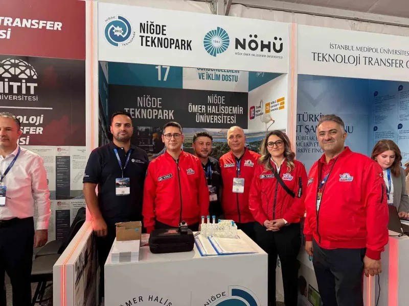 Nöhü Akademisyenlerinden Teknofest Fuari'nda Önemli Başari