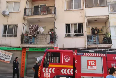 Aydın'da Evde Çıkan Yangın Korkuttu