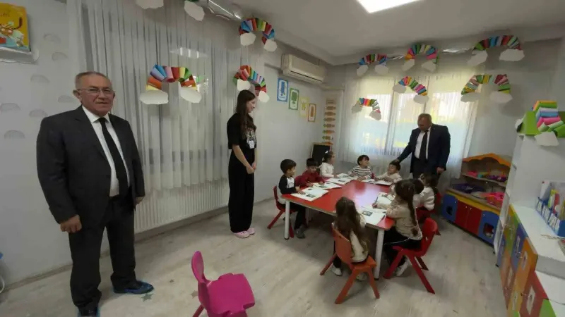 Sarıgöl İlçe Milli Eğitim Müdürü Demirtaş'tan Anaokuluna Ziyaret