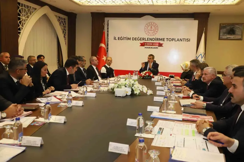 Bakan Yusuf Tekin Hakkari'de Eğitim Yatırımlarını Anlattı