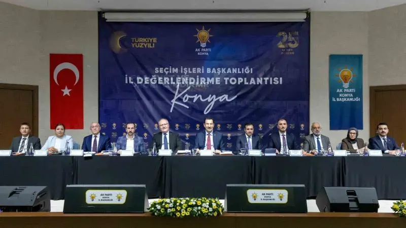 AK Parti Konya İl Başkanı Özgökçen'den Seçim Çalışmaları Açıklaması