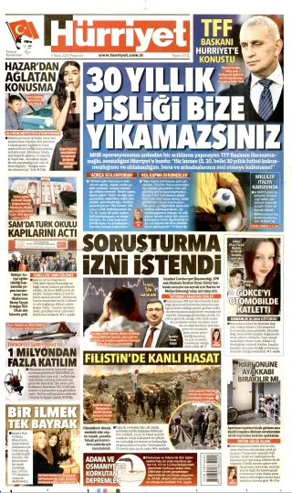 Hürriyet manşeti