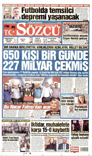 Sözcü manşeti