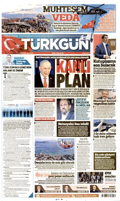 Türkgün manşeti